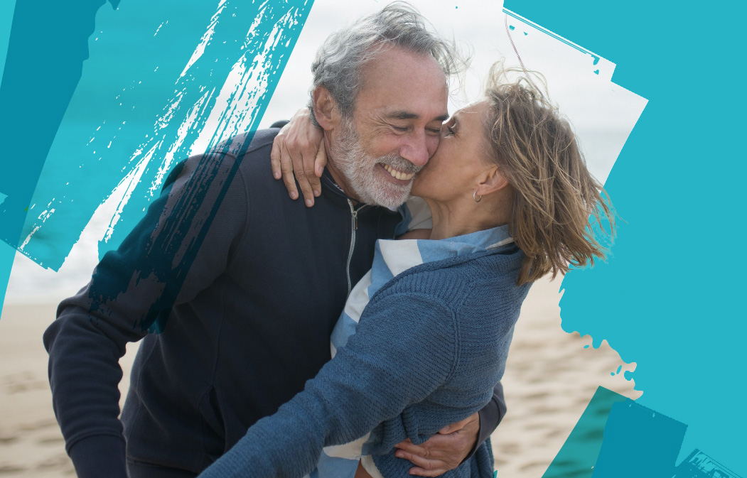 Couple on a beach